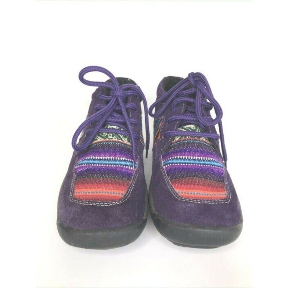 MCHS Strip Aztec Custom Shoes Womens Size Aprox 6-7- SEE DESCRIPTION